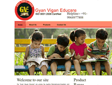 Tablet Screenshot of gyanedu.com
